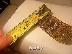 Gate Bracelet 9ct Gold 12 Bar 2 Inches In Width Heavy