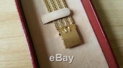 Gent's Vintage 1964 Manual Winding. 375 9ct Gold Omega + 9ct Bracelet & Box 50g