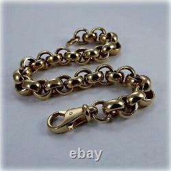 Gents 9ct Gold Belcher Link 8.5 Bracelet