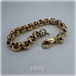 Gents 9ct Gold Belcher Link 9 Bracelet