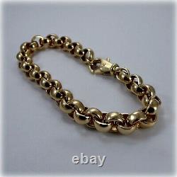 Gents 9ct Gold Belcher Link 9 Bracelet