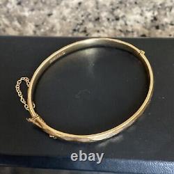 Georg Jensen 1/5th 9ct Rolled Gold Bangle Bracelet