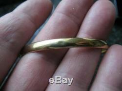 Gold 375 9ct Armspange Armreif Armband ca. 62mm Durchmesser 5.8g ca. 5mm breit 333