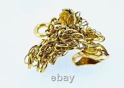 Gold Bracelet 3 Strand 9ct gold. 7 inch