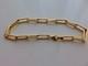 Gold Bracelet 9 Carat Yellow Gold Interlocking Links Heavier