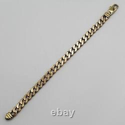 Gold Curb Bracelet 9ct 28.9 grams 8.45 inches