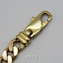 Gold Curb Bracelet 9ct 28.9 grams 8.45 inches