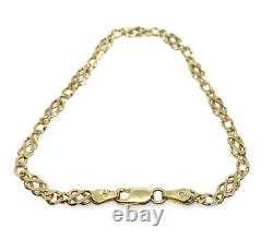 Gold Fancy Bracelet 9ct Yellow Gold Fancy Link Bracelet Ladies Fancy Bracelet