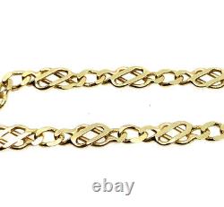 Gold Fancy Bracelet 9ct Yellow Gold Fancy Link Bracelet Ladies Fancy Bracelet