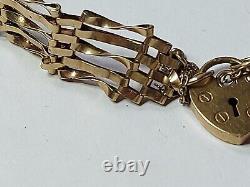 Gold Gate bracelet 375 5.9g L. C