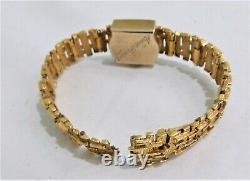 Gold Rolex Tudor ladies watch 1970's 9Ct solid gold case and bracelet