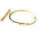 Gold Screw Bangle 17.4g New 9ct Yellow Gold With Screwdriver 3.9mm