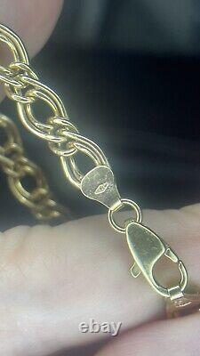 Gold bracelet 9ct women vintage