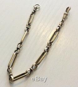 Good Vintage Solid 9 Carat Gold Bracelet 9CT Nice Link with Bell Clip