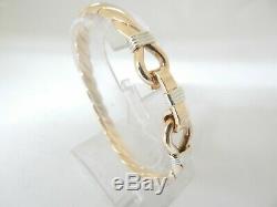 Hallmarked 9 CT Solid Gold Heavy Bracelet