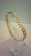 Hallmarked 9ct Gold Curb Bracelet 7.75 In Length. (d)