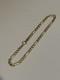Hallmarked Vintage 9ct Gold Figaro Style Bracelet, 1.2 Grams 180mm Long 3mm Wide