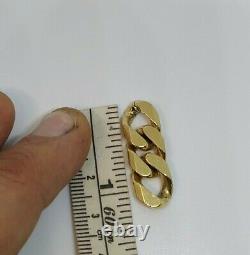 Heavy 9ct Gold Curb Bracelet Well Hallmarked and tested, 2oz 62g MASSIVE Cleaned