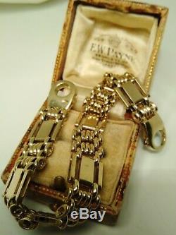 Heavy 9ct Gold Fancy Link Bracelet