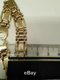 Heavy 9ct Gold Fancy Link Bracelet