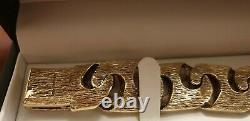 Heavy 9ct Gold Mariner Curb Link Bracelet