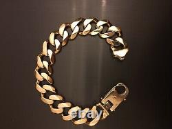 Heavy 9ct gold curb bracelet Heavy 90grams. In New Condition. Fully Hallmarked