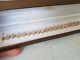 Heavy 9ct Solid Gold Tennis Bracelet 20,3g With White Sapphires Not Scrap