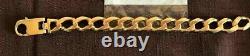 Heavy Mens 9ct Gold HEAVY CURB BRACELET 8.75 57Gram Hallmarked 15mm RRP£2850+