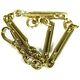 Heavy Paperclip Link Albert Chain Dog Clip 9ct Yellow Gold Bracelet 11.5g