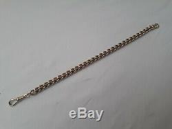 Heavy solid 9ct gold rollerball bracelet. 23.4 grams