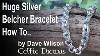 How To Make Huge Belcher Chain Bracelet With Square Silver Wire