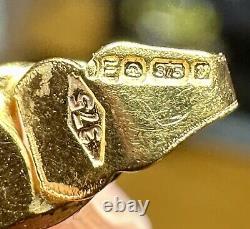 Italian OE 9ct 375 9k Solid Yellow Gold 7 (18cm) Bracelet -Width 4mm 7.08g