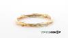 Jewellery Essentials Ladies Multi Colour Gold Italian Twist Bangle Aj 11072461