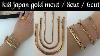 K18 Japan Gold Bracelet Mcut 8cut 6cut Different Sizes 146