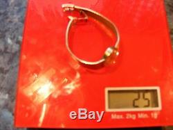 LADIES TISSOT GOLD WATCH AND BRACELET 9ct gold 375