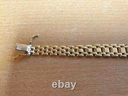 Ladies 13g 19cm 9ct Yellow Gold Bracelet HY 105356