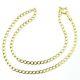 Ladies 9ct Gold Anklet Curb Ankle Chain Bracelet Hallmarked New 10 Inches 1.3g