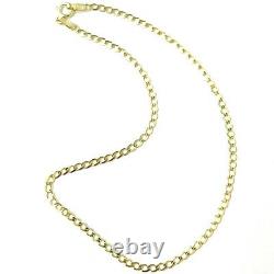 Ladies 9ct Gold Anklet Curb Ankle Chain Bracelet Hallmarked NEW 10 Inches 1.3g