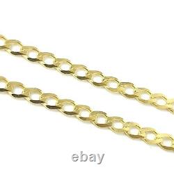 Ladies 9ct Gold Anklet Curb Ankle Chain Bracelet Hallmarked NEW 10 Inches 1.3g