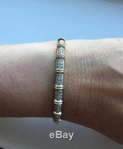Ladies 9ct Gold Diamond Bracelet Bangle