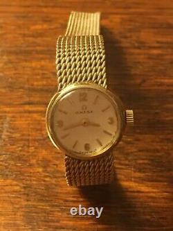 Ladies 9ct Gold Omega Watch