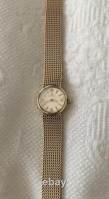 Ladies 9ct Gold Omega Watch