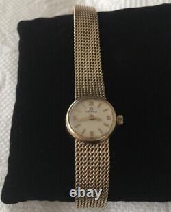 Ladies 9ct Gold Omega Watch