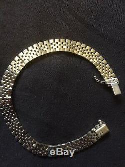 Ladies 9ct Gold Rolex Style Bracelet