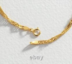 Ladies 9ct Gold Twist Curb Bracelet