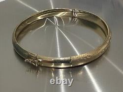 Ladies 9ct Yellow Gold Bangle 7g