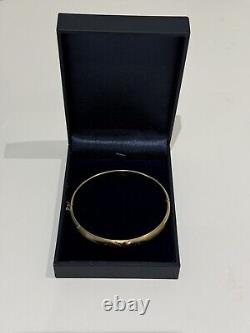 Ladies 9ct Yellow Gold Bangle 7g