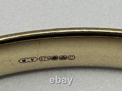 Ladies 9ct Yellow Gold Bangle 7g