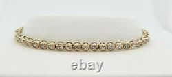 Ladies Diamond Bracelet 9ct yellow gold 0.15ct tdw Preloved RRP$1590