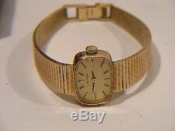 Ladies Longines 9ct Gold Watch & 9ct Gold Bracelet